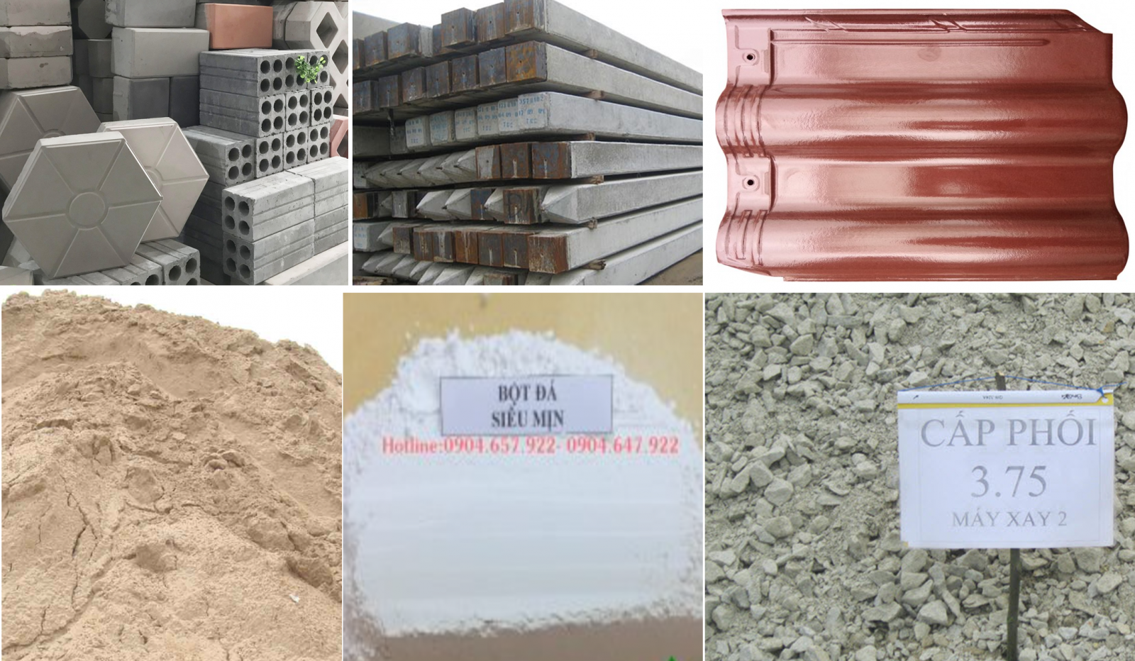 Danh mục các sản phẩm vật liệu xây dựng thực hiện chứng nhận hợp chuẩn